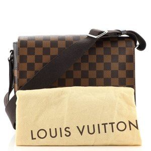 Louis Vuitton District MM Damier Ebene Brown ref.378696 - Joli Closet